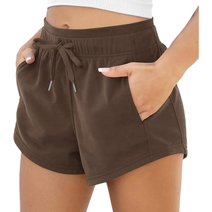 Nouveau style ARTIST INDUSTRY Short de sport taille haute écologique pour femme avec logo personnalisé imprimé – Idéal pour l'été - Product Image 4