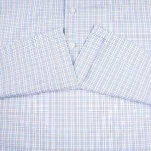 Camisas Casuales de Manga Corta para Hombre, Corte Slim Fit, Juveniles, con Rayas de Burbujas, Tela Popelina, Cierre de Botones, Bolsillos, Transpirables - Product Image 5