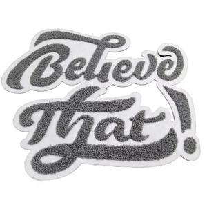 Parches de Chenilla con Logotipo Personalizado Bordado en 3D, Diseño Exclusivo, Venta al Por Mayor, con Revestimiento Termoadhesivo para Gorras, Estilo Cosido, 2026 - Product Image 2