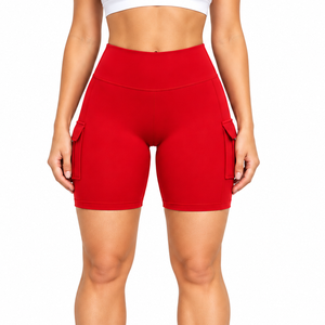 Women Biker <b>Shorts</b> High Waisted Fitness Yoga Gym Workout <b>Cycling</b> Stretch Activewear Premium Custom Logo Wholesale Service Design - Product Image 3