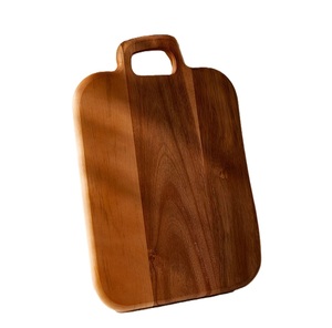 Planche à découper décorative en bois, planche de cuisine économique pour servir et couper, planche à découper en bois poli - Product Image 1