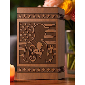 Wooden Cremation Urn for Adult Human Ashes Small Wooden Keepsake Urn for Pet Ashes urn by AYAANS - Product Image 5