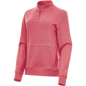 Sweat-shirt d'hiver vintage personnalisé pour homme, manches longues, impression en gros, logo brodé, 100 % polyester, pull polaire à demi-zip - Product Image 1