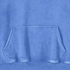 Sudadera con capucha de secado rápido, peso pesado, estilo jogger, lavado ácido, de mezcla de algodón, lisa, tallas grandes para hombre - Product Image 5