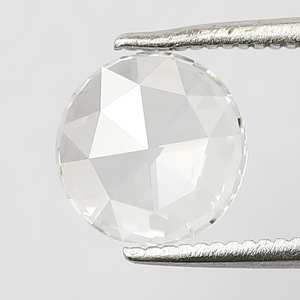 Diamant de laboratoire rond taille rose certifié IGI de 1,00 ct pour la fabrication de bagues, pierres fantaisie en vrac à bas prix provenant d'un fournisseur indien - Product Image 1