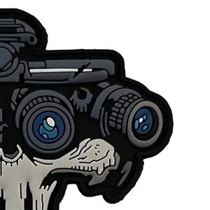 Patch en silicone souple 3D personnalisé en PVC gaufré avec paillettes, décoration de logo économique, toutes couleurs pour vêtements - Product Image 4