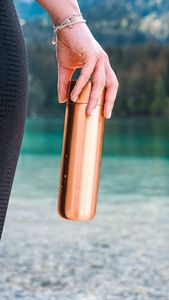 Botellas de Cobre 100% Puro Ecológicas y Hechas a Mano de Primera Calidad para la Escuela y el Gimnasio, Venta al por Mayor de un Proveedor Indio - Product Image 6