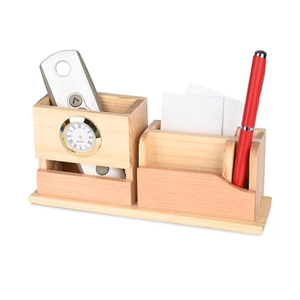 Wooden Pen Holder Custom Made Logo Room Best Quality <b>Table</b> Desk and School Office Room Business <b>Card</b> Pen Stand - Product Image 1