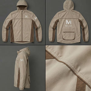 Chaqueta Cortavientos de Invierno con Capucha Reflectante de Alta Visibilidad, Chaqueta de Ciclismo Impermeable con Recubrimiento Neón que Brilla en la Oscuridad - Product Image 6