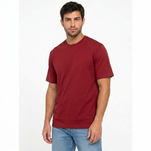 Relaxed Fit <b>Oversized</b> Cotton T <b>Shirt</b> Short Sleeve Everyday Comfort Wear - Product Image 1