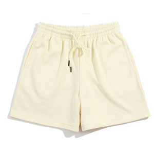 Shorts pour hommes grande taille tendance, style streetwear, pour l'été, sport et décontracté, en coton et polyester, personnalisables OEM, couleur unie - Product Image 1