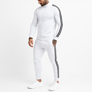 Conjuntos Deportivos de Dos Piezas para Hombre, 100% Algodón de Alta Calidad, Trajes Deportivos Lisos Casuales con Etiqueta Privada para Verano - Product Image 5