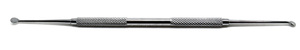 Cureta Quirúrgica Dental WPS de Acero Inoxidable con Puntas Anguladas Dentadas, Instrumento Ergonómico Moleteado para Desbridamiento Periodontal - Product Image 6