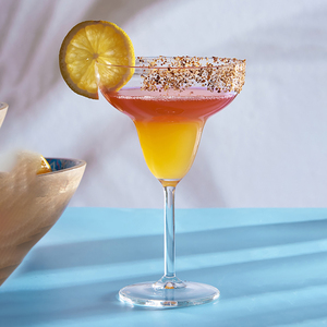 Verre à cocktail Margarita en borosilicate transparent avec rebord torsadé, résistant au congélateur, pour boissons froides, idéal pour les fêtes et bars, vente en gros - Product Image 2