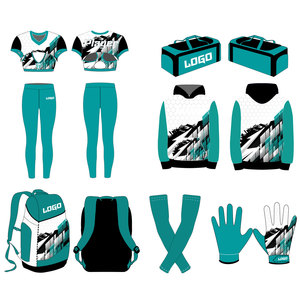 Uniformes de Fútbol Americano Personalizados Victra para Mujer, Conjuntos Transpirables de Spandex y Poliéster, Equipación de Equipo con Sublimación Completa, Tallas Grandes, para Entrenamiento - Product Image 4