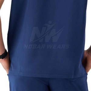 High Quality Men <b>Scrub</b> <b>Top</b> Medical Uniform Shirt for Doctors Nurses Healthcare Staff with Private Label Manufacturing - Product Image 6