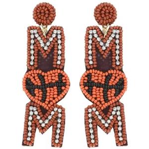 Pendientes Bohemios con Borlas y Cuentas, Diseño Personalizado, Hechos a Mano y Bordados, en Tonos Azules, para Mujer - Product Image 6