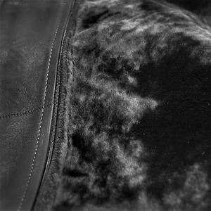 Chaqueta de Invierno Personalizada de Cuero Genuino para Hombre, Diseño Clásico de Lujo en Color Sólido, Alta Calidad, Cuello Alto Profesional - Product Image 6