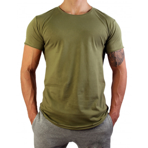 Camiseta de Manga Corta de Algodón Orgánico para Hombre, Transpirable, de Secado Rápido, con Impresión Personalizada, Ropa Urbana, Venta al Por Mayor OEM - Product Image 4