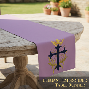 Custom Size <b>Table</b> <b>Runner</b> for Dining | Luxury Decorative <b>Table</b> Linen | Elegant Wedding Party <b>Table</b> Decor Export Quality Design - Product Image 2