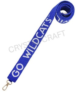 CRYSTAL CRAFT Correa de Cinturón de Moda Vintage con Cuentas Coloridas y Texto en Relieve SABRES EXPLORERS BOBCATS, Accesorios Ecológicos - Product Image 4