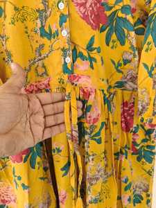 100% Cotton Bohemian <b>Maxi</b> <b>Dress</b> for Women Fancy Floral Printed <b>Dress</b> Fit & Flare <b>Maxi</b> <b>Dress</b> Bulk India Export at Low Price - Product Image 6