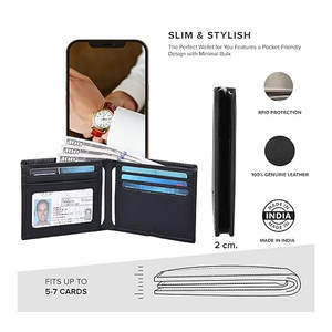 Elegante Cartera de Cuero con Servicio OEM, Diseño Personalizado, Logotipo Impreso Personalizado - Product Image 3