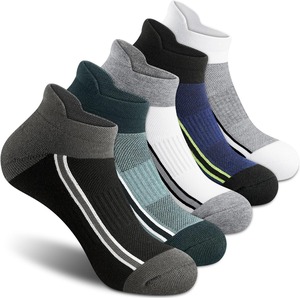 Wholesale Mens <b>Running</b> Ankle <b>Socks</b> Thick Cushioned Moisture Wicking Arch Support Low Cut Gym Sports <b>Socks</b> OEM Custom Apparel - Product Image 1