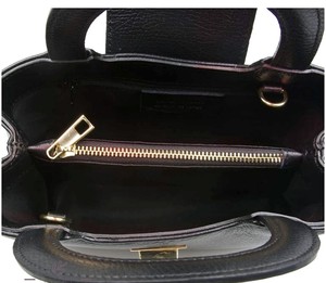 Royaa Black Cowhide Leather Handbag Top Handle Purse Adjustable <b>Strap</b> Small Genuine Leather Minimalist <b>Shoulder</b> Zipper Closure - Product Image 3