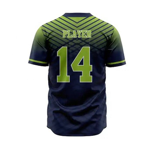 Custom Men's <b>Baseball</b> Uniform Set Sublimated Team 14 Jersey Short Sleeve Moisture Wicking Polyester All Seasons Apparel - Product Image 6