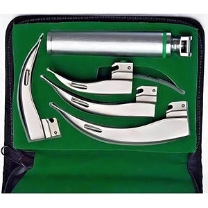 Set de Laringoscopio Macintosh de Fibra Óptica Eléctrico de Acero Inoxidable de Alta Calidad Medivolve, 4 Hojas Curvas, Certificado CE ISO, OEM ODM - Product Image 6