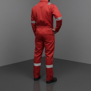 Overol de Seguridad Reflectante Industrial, Ropa Protectora Duradera para Empleados de Fábrica y Almacén - Product Image 4