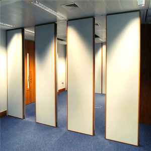 Cloison fonctionnelle fusionnant le mur coulissant mobile amplifiant l'adaptation dynamique de disposition d'espace flexible de bureau - Product Image 1