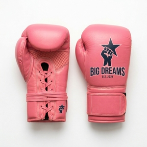 Guantes de Kickboxing de Cuero de Grano Completo con Impresión Personalizada al por Mayor, Equipo de Entrenamiento y Sparring para Adultos - Product Image 4