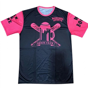 Camiseta de Softbol para Hombre, Talla Grande, Transpirable, Sublimada, con Logotipo Personalizado, Antibacteriana, de Secado Rápido - Product Image 5