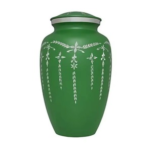 <b>Large</b> Decorative Cremation <b>Urn</b> Adult Memorial Storage Container Custom Engraving Metal Cremation <b>Urn</b> for Adult Ashes - Product Image 3