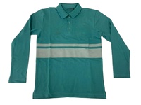 T-shirt unisexe à manches longues bleu marine en polyester/coton tricoté, uniforme scolaire, vêtements pour l'école primaire, fabriqué au Maharashtra, en stock