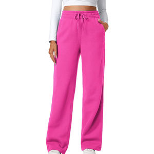 Nouveau design 2025 – Pantalon de jogging ample en molleton de coton de haute qualité pour femme, style streetwear, coupe droite - Product Image 2