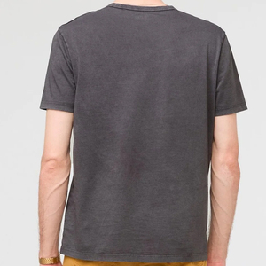 T-shirts pour hommes à manches courtes et col rond, motif Hip Hop - Respirant, 100% coton/polyester, impression numérique, effet délavé, durable, coupe classique - Product Image 2