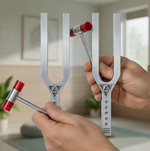 Diapasón de aluminio Mars Precision de 639 Hz con martillo |   Tamaño de 3 pies |   Garantía de 3 años |   Para Terapia y Sanación con Sonido - Product Image 1