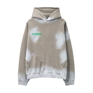 Unisex 100% Cotton Crew Neck Sweatshirt Custom Front Logo Hoodies Screen Printed DTG <b>Stickers</b> OEM Supply Casual Pullover Wear - Product Image 2
