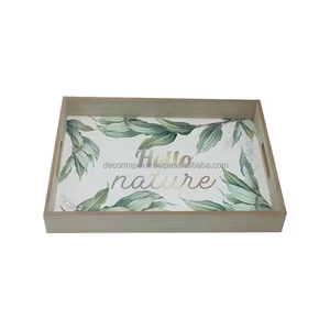 Bandeja De Madera Plateau Naturel Écologique en Bambou Imprimé Plateau Design Rectangle Plateau en Bois Vente en gros à des prix abordables - Product Image 3