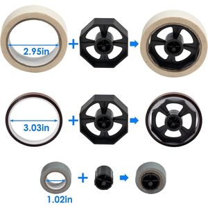 Dispenser per Nastro Adesivo da Scrivania Rosso Rosa, Supporto per Rotoli Pesante e Antiscivolo - Product Image 2