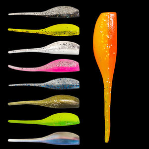 เหยื่อตกปลาแบบนิ่ม 50 มม. 1 กรัม สำหรับตกปลาในน้ำจื<span class=keywords><strong>ด</strong></span> รูปทรง<span class=keywords><strong>ล</strong></span>ูกอ๊อ<span class=keywords><strong>ด</strong></span>หางแหลม ทำจากพีวีซี สำหรับปลาบาสขนาดเล็ก - Product Image 6