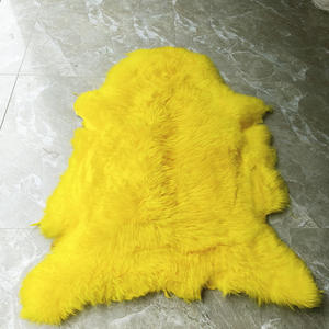 หนังแกะย้อมสีฟูหรูหราคุณภาพสูงสำหรับห้องนั่งเล่นโซฟาในร่มขนสัตว์แท้จากธรรมชาติ - Product Image 5