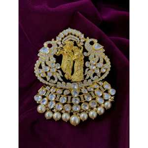 จี้เพชรโมอิสสีเงิน92.5ที่สง่างามเครื่องประดับที่ประณีตสำหรับผู้หญิง - Product Image 1