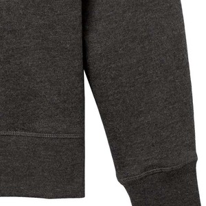 Sweat-shirts à manches longues surdimensionnés pour hommes, de qualité supérieure, brodés, en coton mélangé respirant, gris - Product Image 2