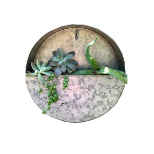 Estante Flotante Redondo de Metal Galvanizado de Primera Calidad, para Colgar en la Pared, para Decoración de Interiores, Exteriores, Hogar, Jardín y Balcón - Product Image 6