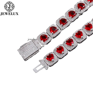 Premium Quality 925 Silver 18K Gold Plated Luxury Fashion Hip Hop Iced Cuban <b>Chain</b> Necklace Moissanite for Men Women <b>Cheap</b> Price - Product Image 2