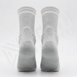 Odor Resistant Crew Running <b>Socks</b> Breathable Sports Wholesale Athletic Anti Bacterial Moisture Wicking Gym Fit Wear Customized - Product Image 2